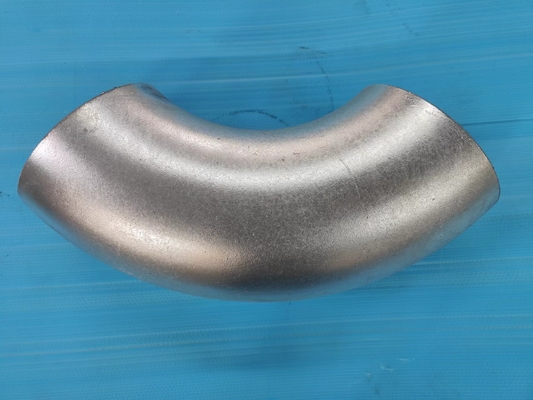 acier au carbone poli par 3/4inch coude de 90 degrés autour des attaches principales de préparation de surface