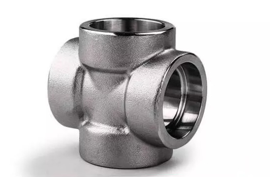 ASME B16.9 SS304 SS316 croix soudée bout à bout de garnitures de tuyauterie forgées