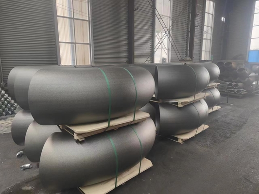Rayon de short d'acier au carbone d'ASME A234 Wpb coude SCH10 SCH20 de 45 degrés