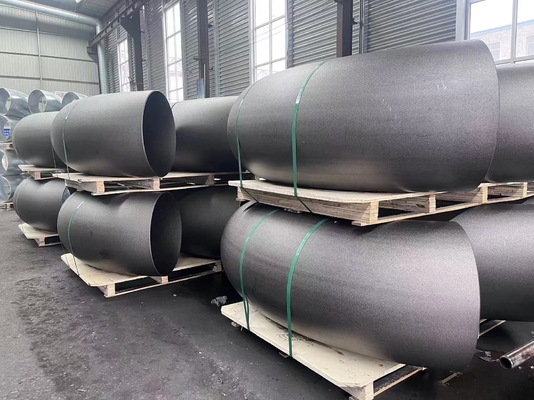 Acier au carbone de garnitures de tuyau de soudure bout à bout d'API5l coude DN600-DN1800 de 90 degrés