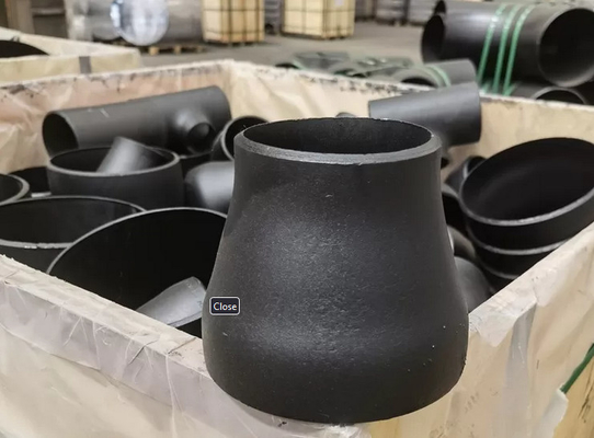 Garnitures de tuyau excentriques sans couture de réducteur concentrique sablant Astm A234 Wpb