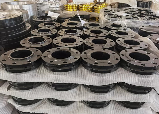 OEM ASTM A105 a forgé les brides en acier que SCH80 se rouillent surface d'huile de preuve