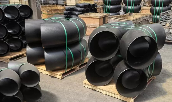 Coude de tuyau en acier au carbone ASTM WPB A234 180 degrés et 360 degrés 2D/3D/5D