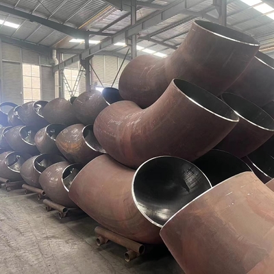 45 90 garnitures de tuyau soudées bout à bout antirouille d'acier au carbone du coude A234 de 180 degrés