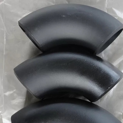 peinture noire de sablage standard du GOST JIS ASTM de coude du conduit d'acier au carbone de 219mm