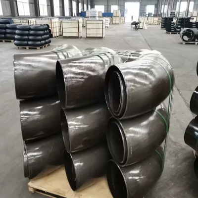 A234 WPB garnitures de tuyau soudées bout à bout de 90 degrés long coude du conduit de rayon de SCH80 1-1/2 »