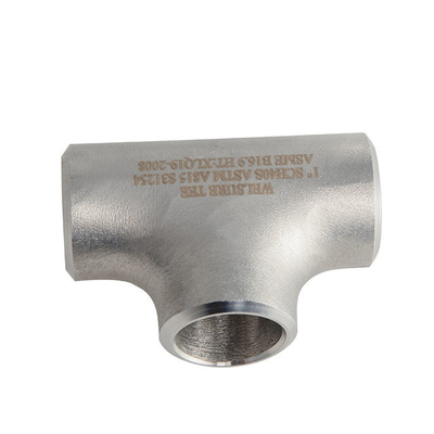 Pièce en t égale inoxydable DN65 de garnitures de tuyau d'acier d'ISO9001 ASME 316