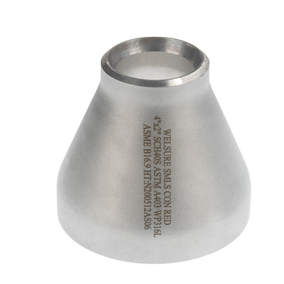 Garnitures de tuyau soudées par 2-25mm du PED d'OIN 2&quot; X4 » 304 réducteur concentrique de 316L solides solubles