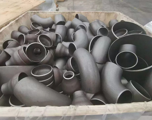 A234 WPB garnitures de tuyau soudées bout à bout de 90 degrés long coude du conduit de rayon de SCH80 1-1/2 »