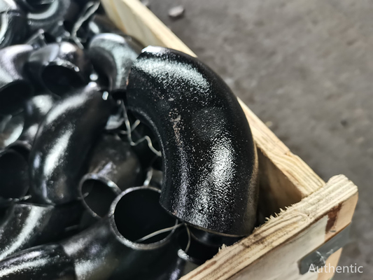 Le rond des ferrures de coude d'acier au carbone d'angle de 90 degrés résistent à haute pression
