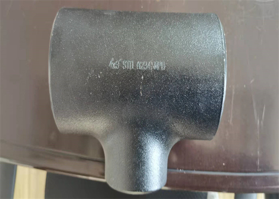 Pièce en t réductrice SCH80 A420 verni anti par rouille WPL6 de SGP Sch 40