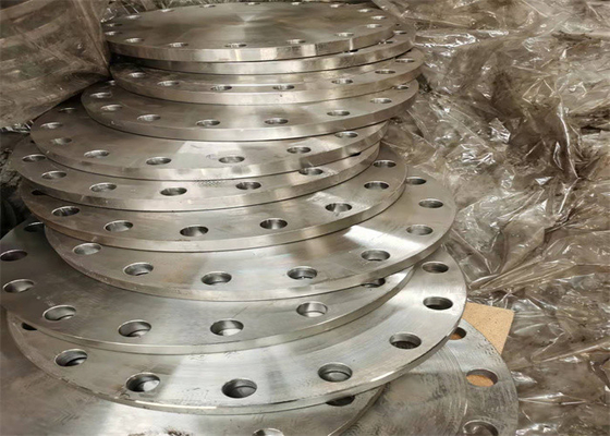 Jaune PN10 de la bride aveugle PN 25 d'acier au carbone de SCH10S peint pour Industy pétrochimique