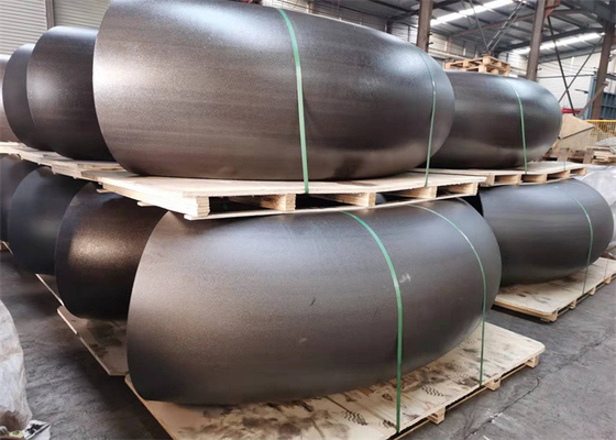Milliseconde de coude d'acier au carbone de 72 pouces norme ANSI forgée chaude DIN de 90 degrés