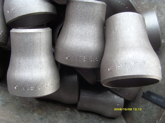 Soudure excentrique de la norme ANSI ASME B16.9 de réducteur d'acier inoxydable Sch 40 forgée