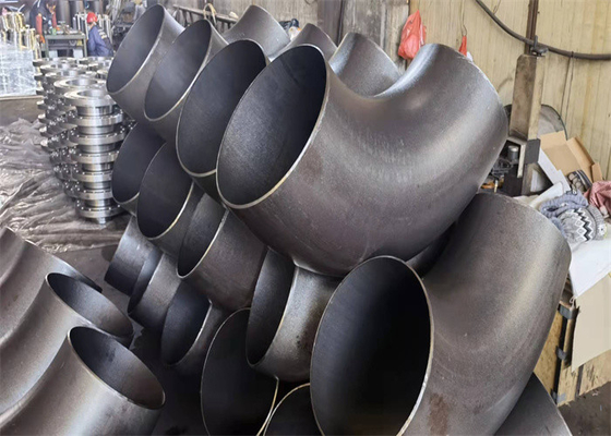 Milliseconde de coude d'acier au carbone de 72 pouces norme ANSI forgée chaude DIN de 90 degrés