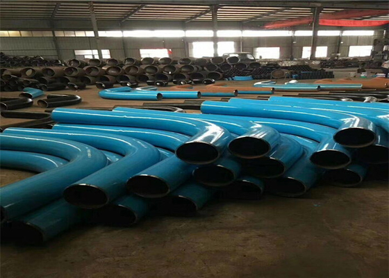 le coude de tuyauterie de l'acier au carbone 1D 2D 6&quot; 8&quot; a galvanisé les garnitures de tuyau SCH80
