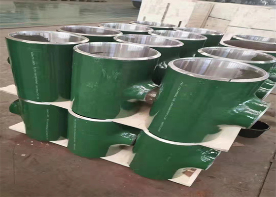 Pièce en t d'acier au carbone de P265GH P355GH A234 WPB pour l'industrie pharmaceutique