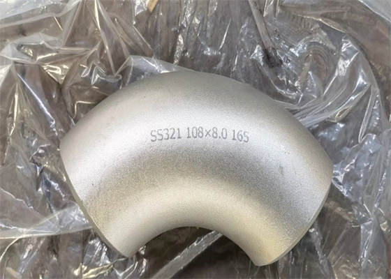ASTM A403 WP304 coude SCH20 de 90 degrés d'acier inoxydable de 6 pouces