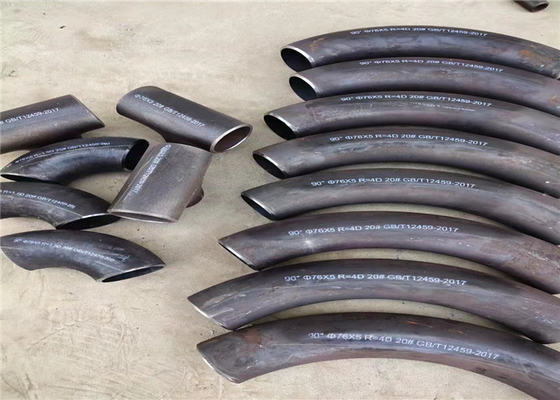PE sans couture de la LR DST SGP de coude de tuyauterie d'acier au carbone d'A234 WP5 enduit