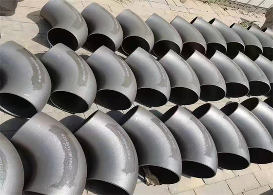 90 degrés ont forgé l'huile noire de pouce ASTM A860 WPHY 60 en acier du coude 8 galvanisée