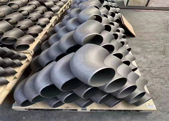 90 degrés ont forgé l'huile noire de pouce ASTM A860 WPHY 60 en acier du coude 8 galvanisée