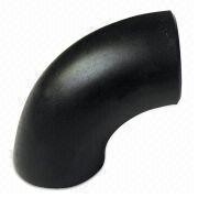 Le moulage de 24 tuyauteries du programme 40 de pouce coude la peinture de noir de 90 degrés