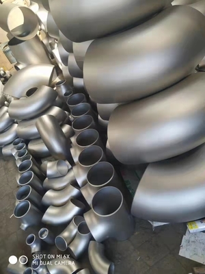 321 solides solubles sifflent le degré DIN2605 1468-001-82120260-2015 du coude 316L 45