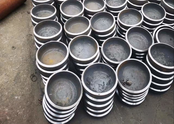 Le bout sans couture de chapeau de tuyau d'acier au carbone de Q345 Q235 a soudé