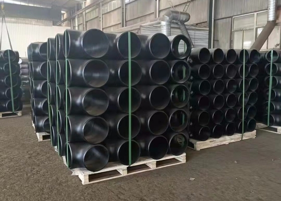 Le noir sans couture de coude du conduit d'acier au carbone d'Astm A234 Wpb a galvanisé pouce de 1/2